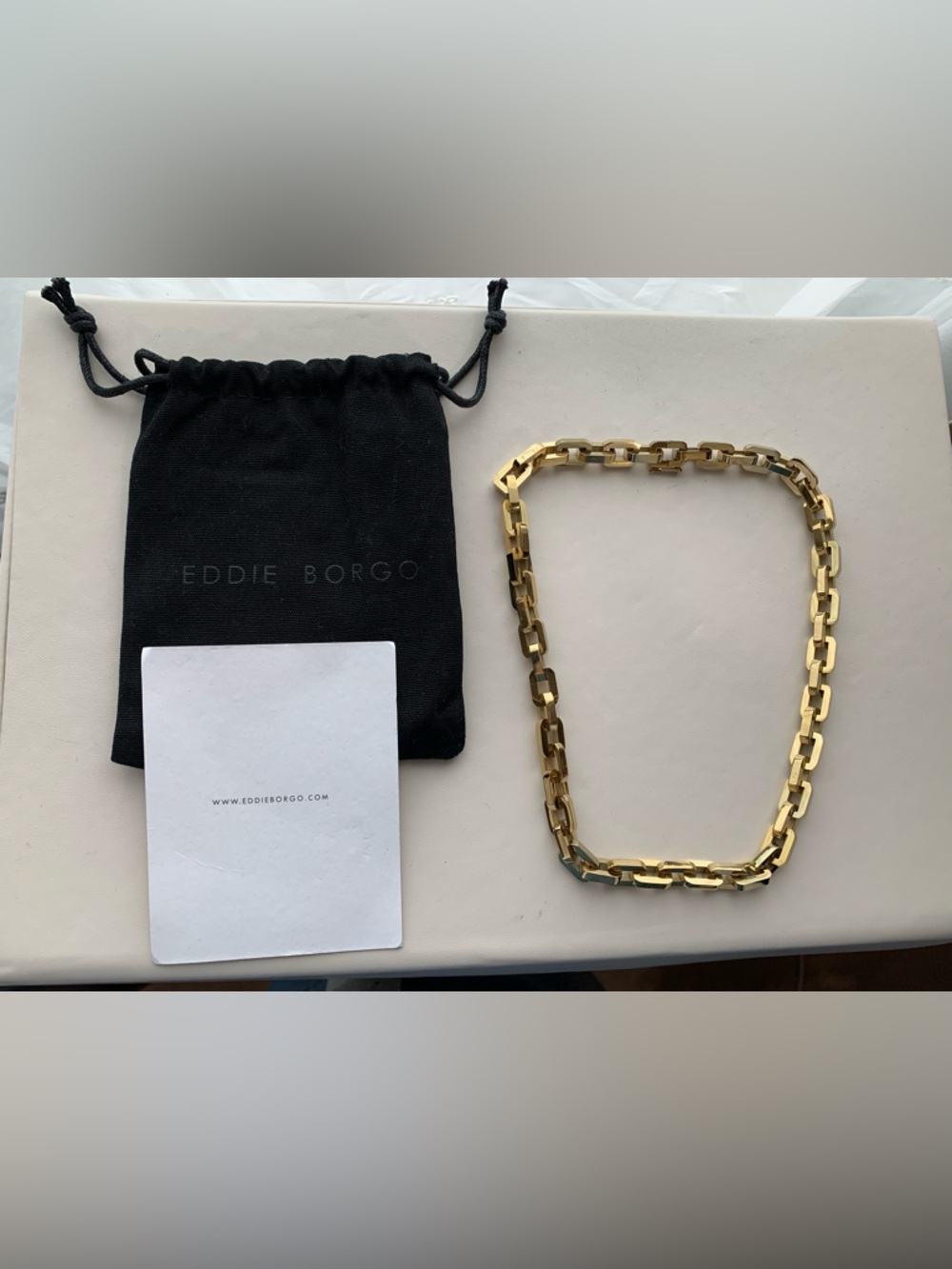 Eddie Borgo 17” Supra Link Necklace - Picture 1 of 5